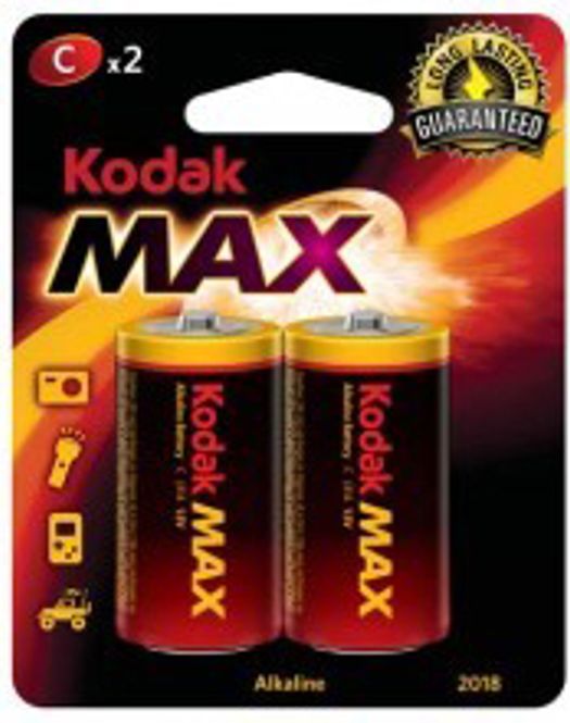 Hovedbilde Kodak Alkalisk batteri C 2 stk