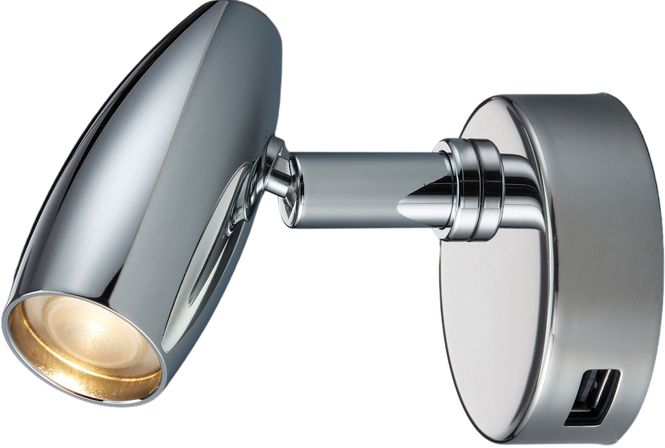 Hovedbilde 1852 Rana LED-lampe m/bryter og USB