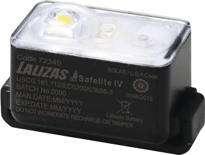 Hovedbilde Lalizas Safelite LED-lys til redningsvest
