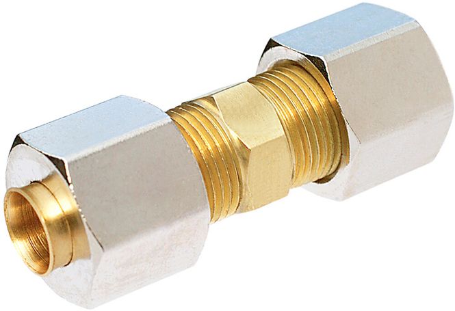 Hovedbilde Skjøtestykke for kobberrør  8 - 8 mm
