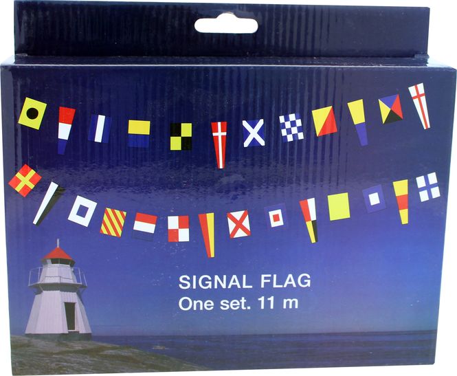 Hovedbilde Signalflagg på lengde, 36 flagg
