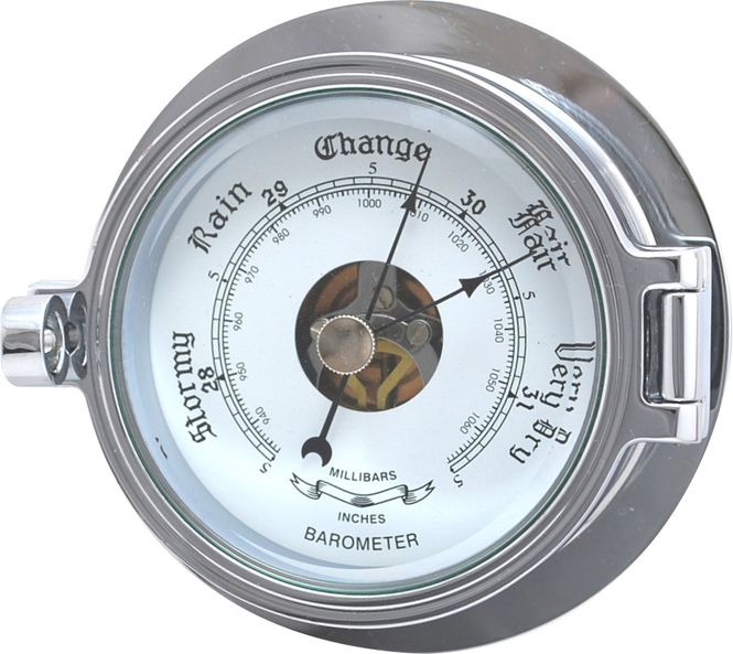Hovedbilde Barometer, krom liten