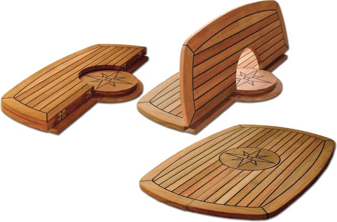 Hovedbilde Bordplate, Nautic Star, circle 29/58 x 93 cm