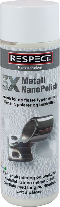 Hovedbilde Respect 3X Nano Metall 250 ml