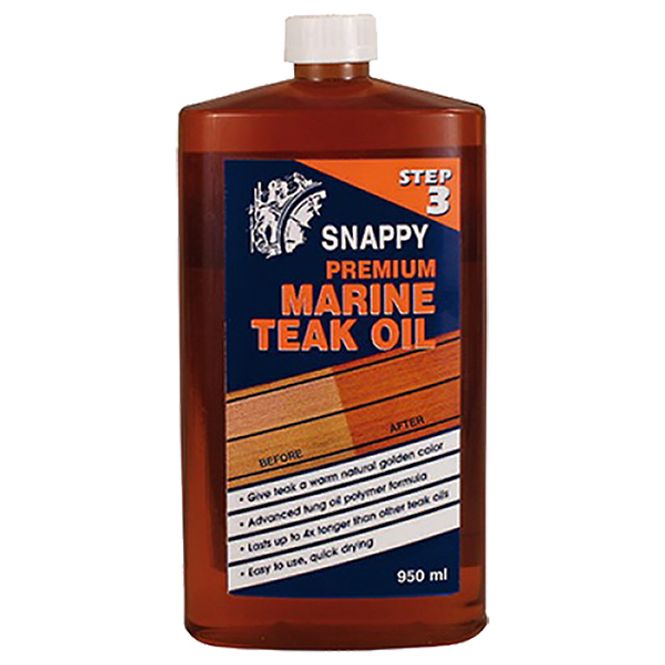 Hovedbilde Snappy Premium Marine Teak Oil teakolje 950 ml