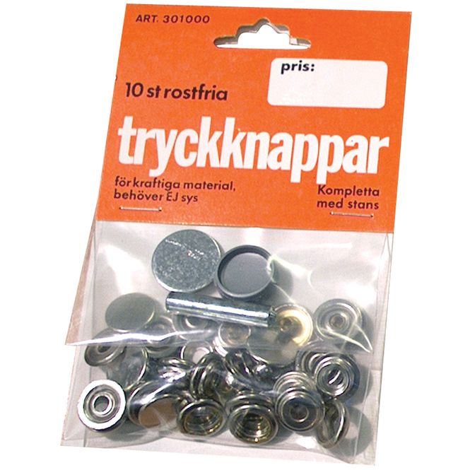 Hovedbilde Trykknapper - 10 stk