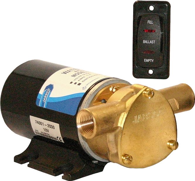 Hovedbilde Ballastpumpe med bryter 12V