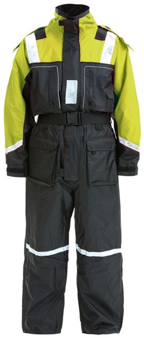 Hovedbilde 1852 Flytedress barn Svart m/fluor gul