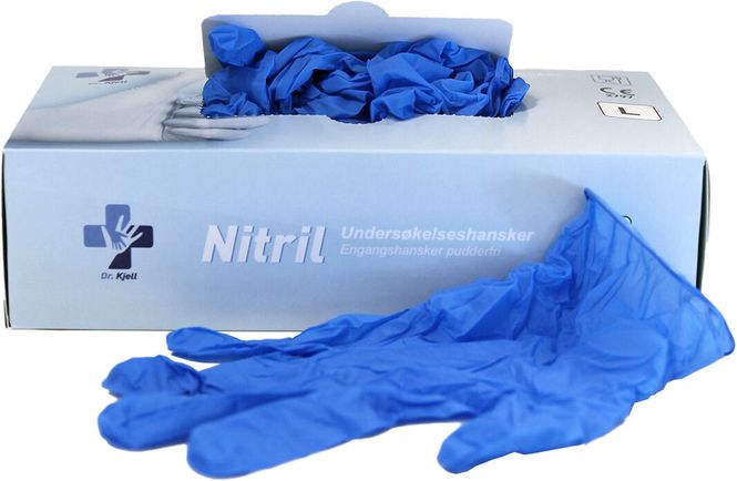Hovedbilde Engangshansker Nitrile 100 stk