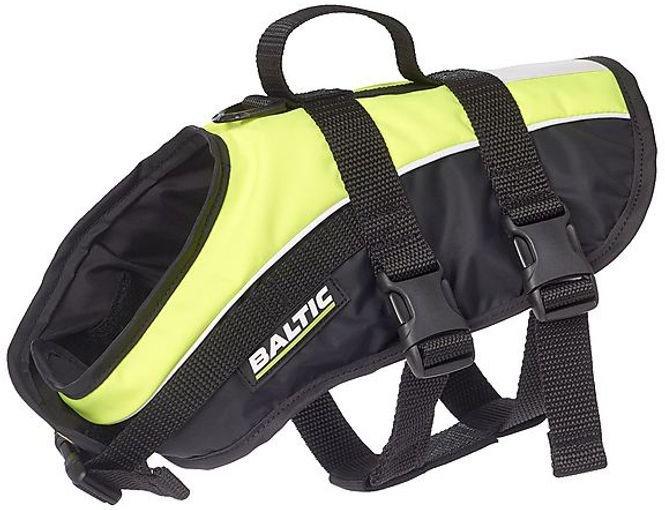 Hovedbilde Baltic Mascot hundevest UV gul