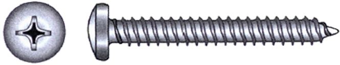 Hovedbilde Plateskrue A4 DIN 7981
