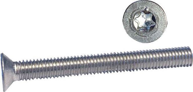 Hovedbilde Syrefaste maskinskruer A4, forsenket, torx