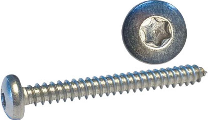 Hovedbilde Syrefaste skruer A4, panhode, torx